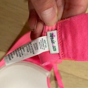 32D Aerie push up pink bra and 32D strapless bra